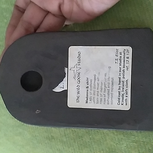 Vintage Madonna and Child Irish Plaque Wild Goose Studio - Picture 3 of 7